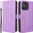 Klapkové puzdro pre Xiaomi Redmi 12C, Wallet, Smart Magnet, fialové