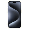 Obal na mobil pre iPhone 15 Pro, Silicone Lite, krémové