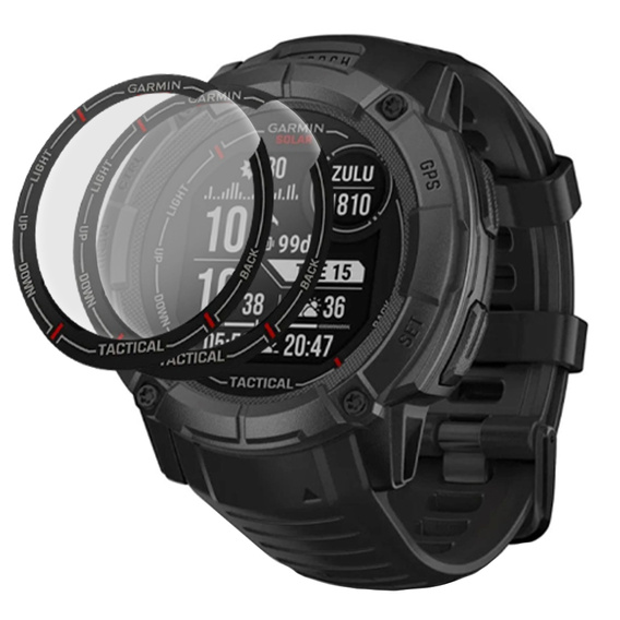 2x hybridné sklo ERBORD pre Garmin Instinct 2X
