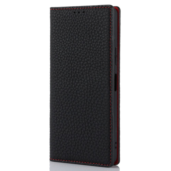 Klapkové puzdro pre Sony Xperia 10 V, Litchi Skin Grain, čierne