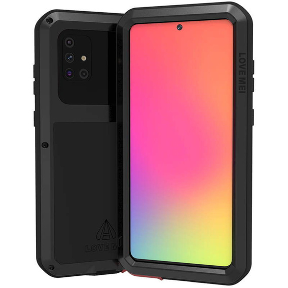 Puzdro Samsung Galaxy A71 – Love Mei Powerful, čierne