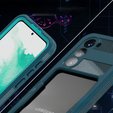 Vodotesné puzdro IP68 pre Samsung Galaxy S23 Plus, zelený