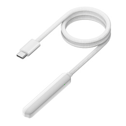 Magnetický USB-C nabíjací kábel pre Apple Pencil (2. generácia), biely