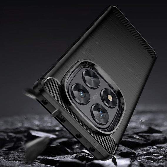 Obal na mobil pre Xiaomi Redmi Note 14 Pro, Carbon, čierne