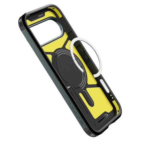 Spigen Tough Armor MagSafe puzdro pre Google Pixel 10 Pro XL, Abyss Green