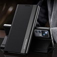 Klapkové puzdro pre Xiaomi 12T / 12T Pro, Side Magnetic, čierne