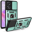 Obal na mobil pre Oppo A78 5G, CamShield Slide, zelené