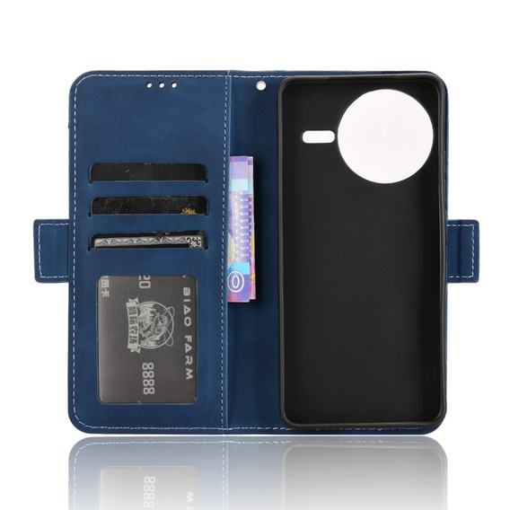 Klapkové puzdro pre Xiaomi Poco F7 Ultra, Card Slot, tmavomodré