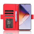 Klapkové puzdro pre Infinix Note 40 Pro Plus, Card Slot, červené