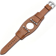 Kožený remienok pre Apple Watch 1/2/3/4/5/6/7/8/SE/Ultra 42/44/45/49 mm, hnedé