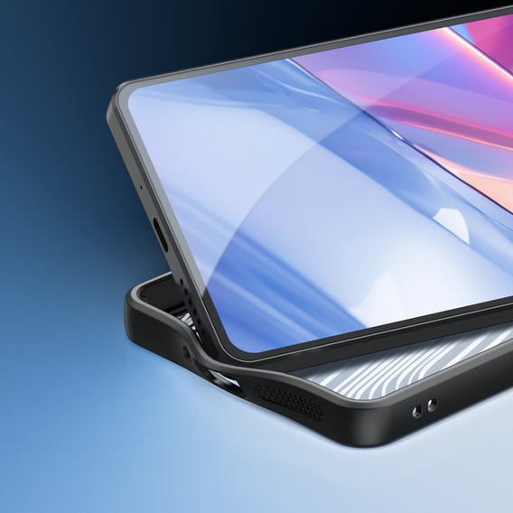 Puzdro DuxDucis pre Xiaomi Redmi Note 13 5G, Aimo case, transparentné / čierne