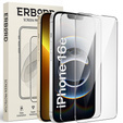 2x tvrdené sklo pre iPhone 13/13 Pro, ERBORD 9H Hard Glass na displeji