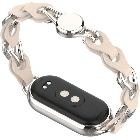 Kobieca bransoleta do Xiaomi Smart Band 10 / 9 / 8, Czarna