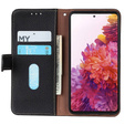 KHAZNEH RFID puzdro pre OnePlus 12R, Litchi Texture, čierne