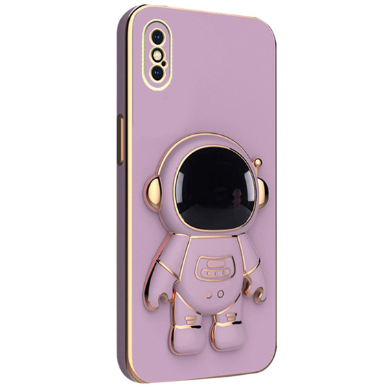 Obal na mobil pre iPhone X / XS, Astronaut, fialové