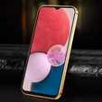 Obal na mobil pre Samsung Galaxy A13 4G, Cowhide Leather, ružové