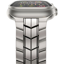 Náramok pre Apple Watch 1/2/3/4/5/6/7/8/9/SE/ULTRA/ULTRA 2 42/44/45/49MM, titán