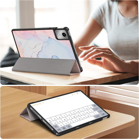 Puzdro pre Lenovo Tab M11, Smartcase, Marble 4#