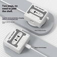 Retro silikónové kazetové puzdro pre Apple AirPods Pro 3