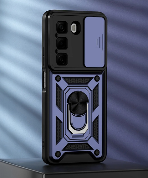 Obal na mobil pre Infinix Hot 50 4G, CamShield Slide, modré