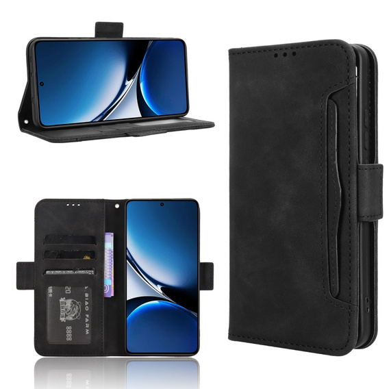 Klapkové puzdro pre Xiaomi Poco X7 Pro 5G, Card Slot, čierne