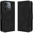 Klapkové puzdro pre Realme Note 70T 4G, Card Slot, čierne