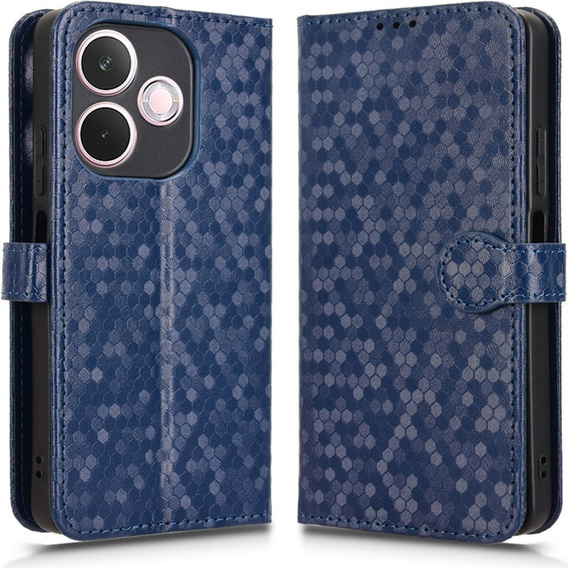 Flipové puzdro pre Oppo A5 Pro 5G, Wallet Rhombus, modré