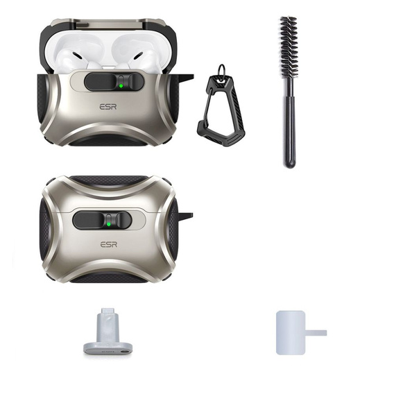 Puzdro na slúchadlá ESR Cyber FlickLock MagSafe pre Apple AirPods Pro 3