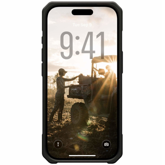 Puzdro Urban Armor Gear pre iPhone 17 Pro Max, Monarch Pro Kevlar MagSafe, kevlarová farba