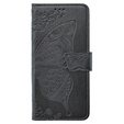 Klapkové puzdro pre Oppo A79 5G, Butterfly, čierne