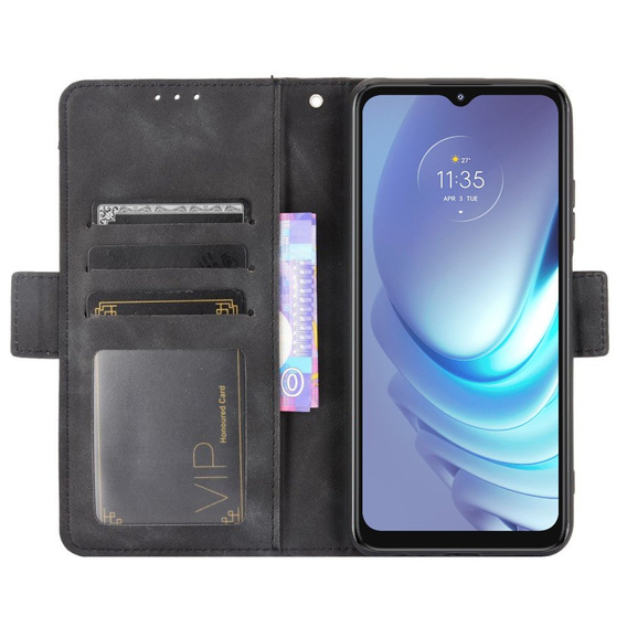 Klapkové puzdro pre Motorola Moto G50, Card Slot, čierne