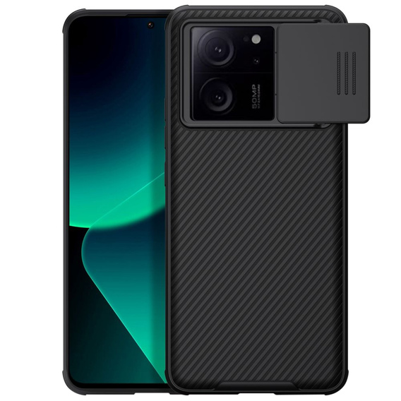 Puzdro pre Xiaomi 13T/13T Pro, pancierované Nillkin, CamShield Pro, čierne