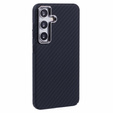 Puzdro pre Samsung Galaxy S25, Carbon Fiber MagSafe, čierne