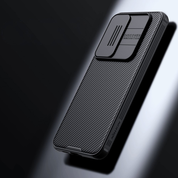 Puzdro pre Samsung Galaxy S24 FE, pancierované Nillkin, CamShield Pro, čierne
