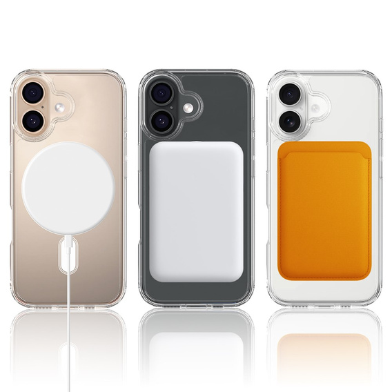Puzdro pre iPhone 17, pre MagSafe, priehľadné