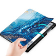 Puzdro pre Samsung Galaxy Tab A9+, Smartcase, wave