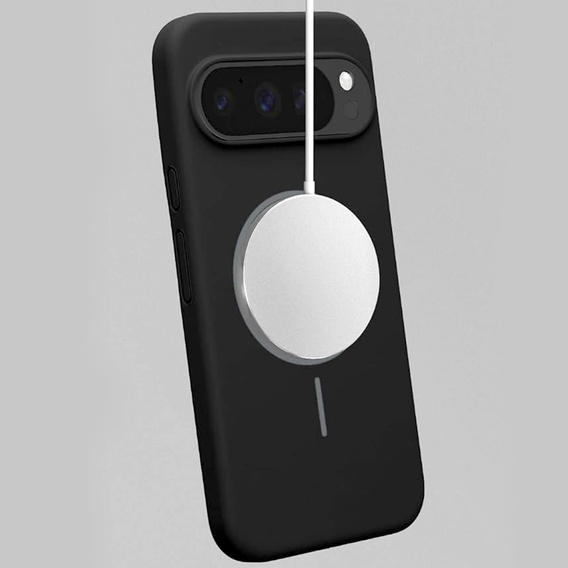 Silikónové puzdro pre Google Pixel 10 Pro XL, pre MagSafe, čierne
