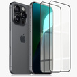 2x tvrdené sklo ERBORD 3D pre iPhone 17 Pro/17/16 Pro pre celý displej