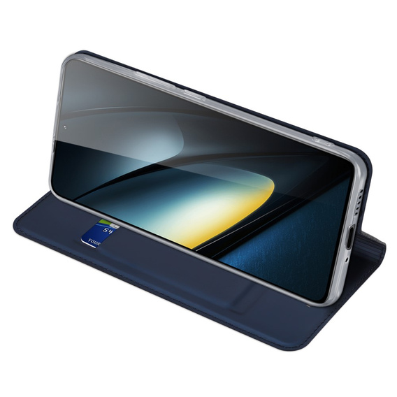 Dux Ducis Obal na mobil pre Xiaomi Poco F6 Pro, Skinpro, tmavomodré