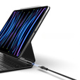 Puzdro + klávesnica iPad Pro 12.9" 2022/2021/2020 (6/5/4 gen.), Dux Ducis Keyboard TouchPad, čierne