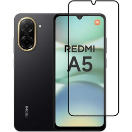 3D tvrdené sklo pre Xiaomi Redmi A5, čierny rám