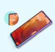 Puzdro pre Motorola Moto G15 / Motorola Moto G15 Power, Gradient Dropproof, Fialová / modrá