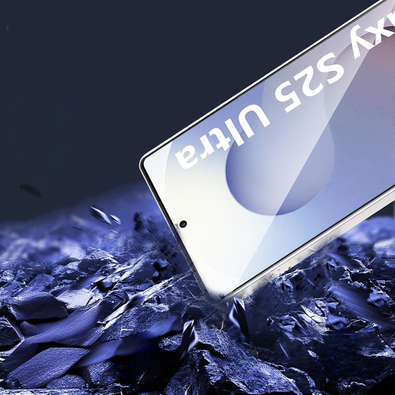 3D tvrdené sklo pre Samsung Galaxy S25 Ultra, čierny rám
