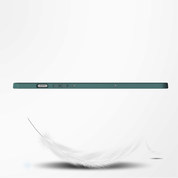 Puzdro pre Samsung Galaxy Tab S9 FE+ Plus, Smartcase Hybrid, so slotom na stylus, zelený