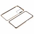 Puzdro pre Samsung Galaxy A16, Magnetic Dual Glass, zlaté