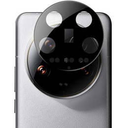 Tvrdené sklo na fotoaparát pre Xiaomi 14 Ultra, čierne