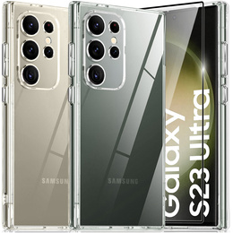 Obal na mobil pre Samsung Galaxy S23 Ultra, Premium Armor Slim, priehľadné