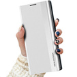 Klapkové puzdro pre Samsung Galaxy M53 5G, Side Magnetic, biele