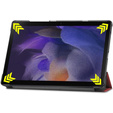 Puzdro pre Samsung Galaxy Tab A8 10.5 SM-X200 SM-X205, Smartcase, bordové