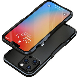 Puzdro LUPHIE pre iPhone 13 Pro Max, Armor Bumper, čierne